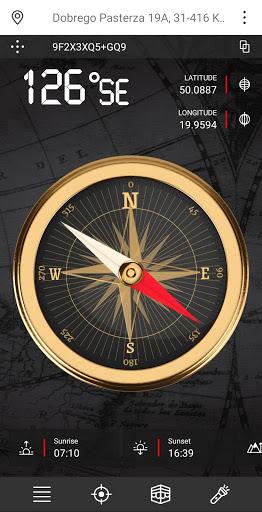 Perfect Compass (with weather) - Image screenshot of android app