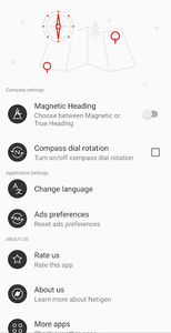 Perfect Compass (with weather) - Image screenshot of android app