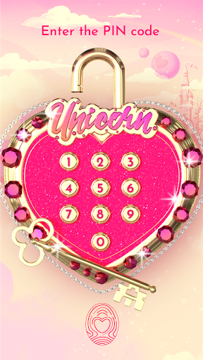 Unicorn Diary (lock - PIN) - Image screenshot of android app