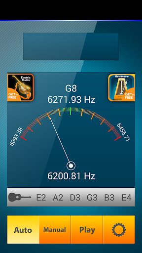 Perfect Guitar Tuner - Image screenshot of android app