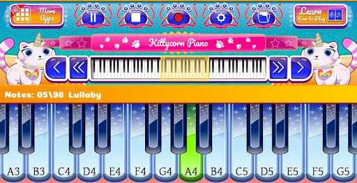 Kittycorn Piano - Image screenshot of android app