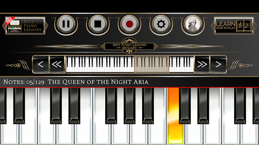 Piano Lessons Mozart - Image screenshot of android app