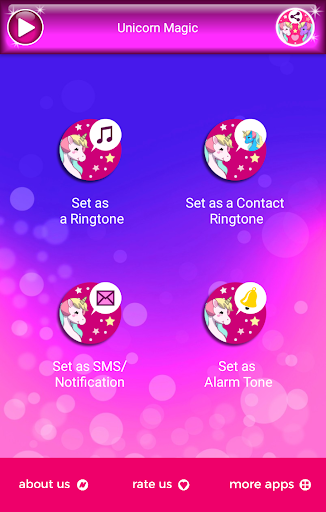 Unicorn Ringtones - عکس برنامه موبایلی اندروید