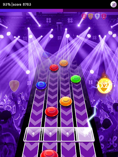 Rock Challenge: Electric Guitar Game - Gameplay image of android game