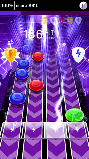 Rock Challenge: Electric Guitar Game - Gameplay image of android game