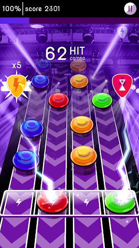 Rock Challenge: Electric Guitar Game - Gameplay image of android game