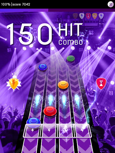 Rock Challenge: Electric Guitar Game - Gameplay image of android game