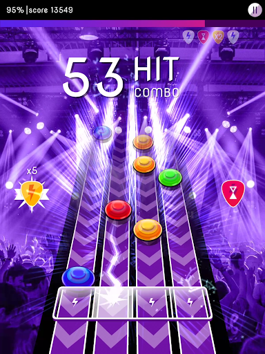 Rock Challenge: Electric Guitar Game - Gameplay image of android game
