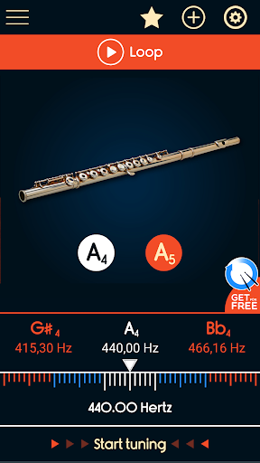 Master Flute Tuner - Image screenshot of android app