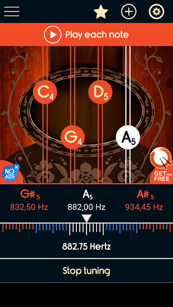 Master Mandolin Tuner - عکس برنامه موبایلی اندروید