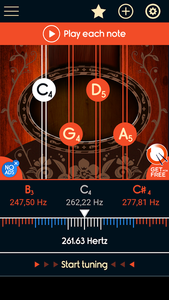 Master Mandolin Tuner - عکس برنامه موبایلی اندروید