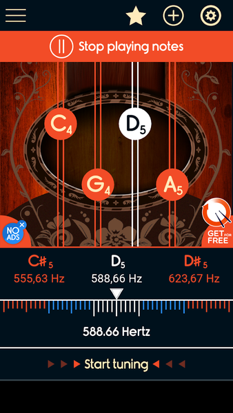 Master Mandolin Tuner - عکس برنامه موبایلی اندروید
