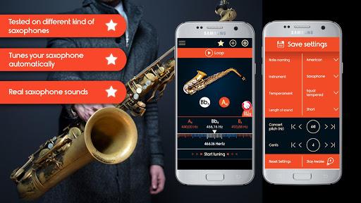 Master Saxophone Tuner - Image screenshot of android app