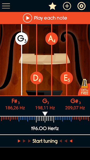 Master Violin Tuner - Image screenshot of android app