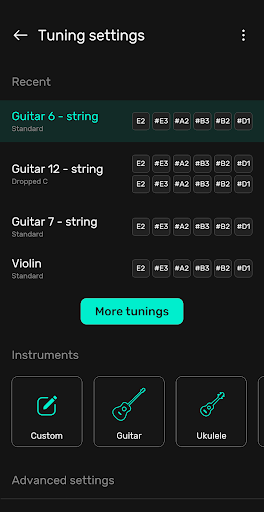 Perfect Tuner - عکس برنامه موبایلی اندروید