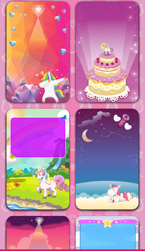 Unicorn Invitations Cards - عکس برنامه موبایلی اندروید