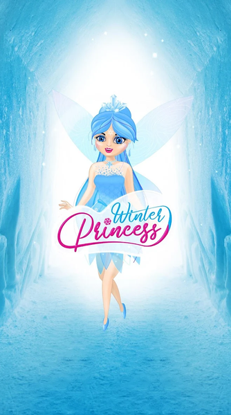 Winter Princess Diary (with lo - Image screenshot of android app