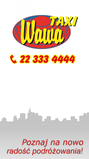 Wawa Taxi Warszawa 22 333 4444 - Image screenshot of android app