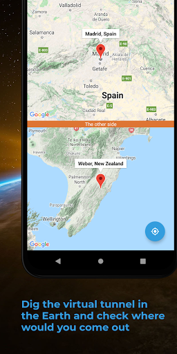 Earth Tunnel - Image screenshot of android app