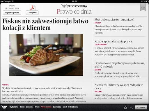 Rzeczpospolita - Image screenshot of android app