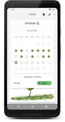 Grow - Habit tracking - عکس برنامه موبایلی اندروید