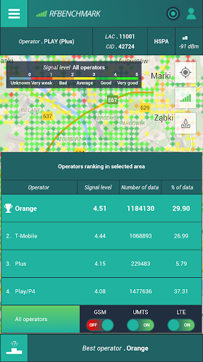 RfBenchmark Engineering - Image screenshot of android app