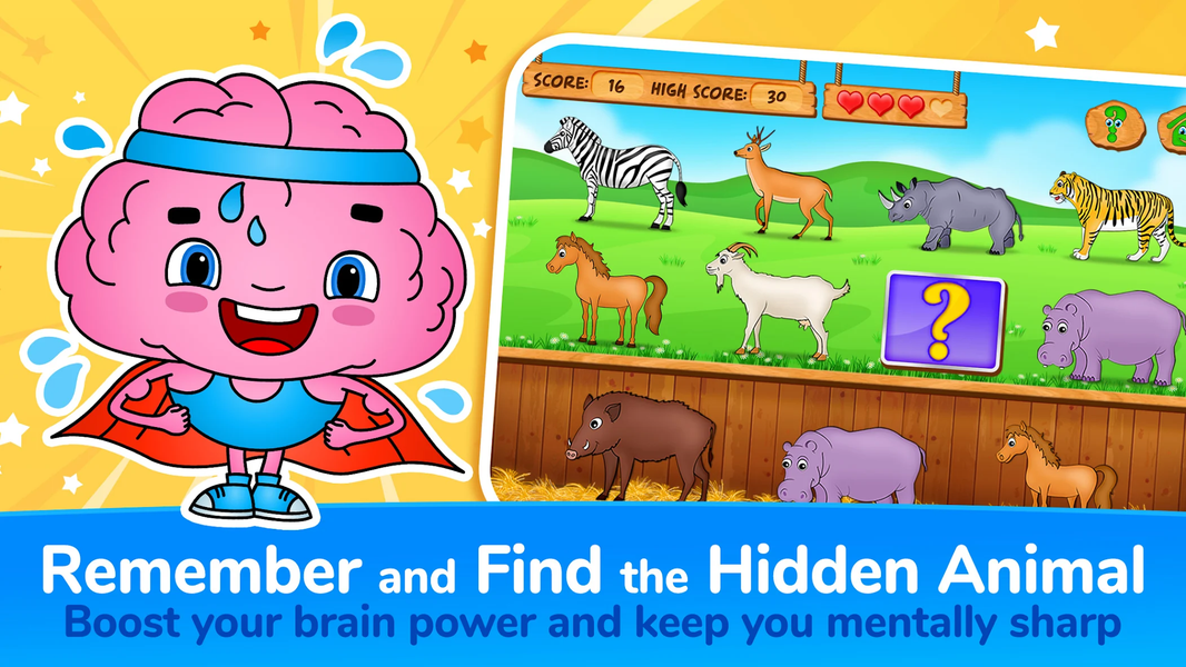 123 Kids Fun Memory Games - Gameplay image of android game