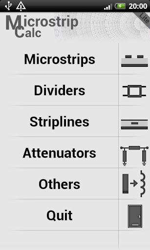 Microstrip Calc Lite - عکس برنامه موبایلی اندروید