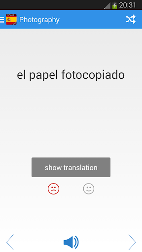 Learn Spanish - Image screenshot of android app