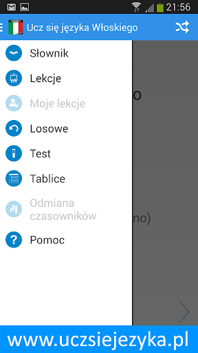Włoski - Ucz się języka - Image screenshot of android app