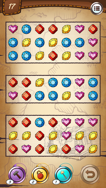 Jewels Treasure Hunter - عکس بازی موبایلی اندروید