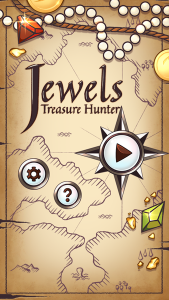 Jewels Treasure Hunter - عکس بازی موبایلی اندروید