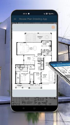 House Plans Drawing Design - Image screenshot of android app