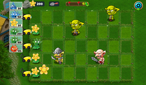 Plants vs Goblins - Gameplay image of android game