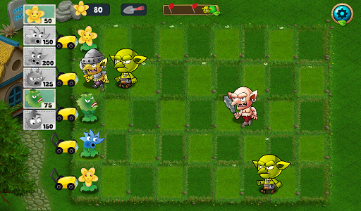 Plants vs Goblins - Gameplay image of android game