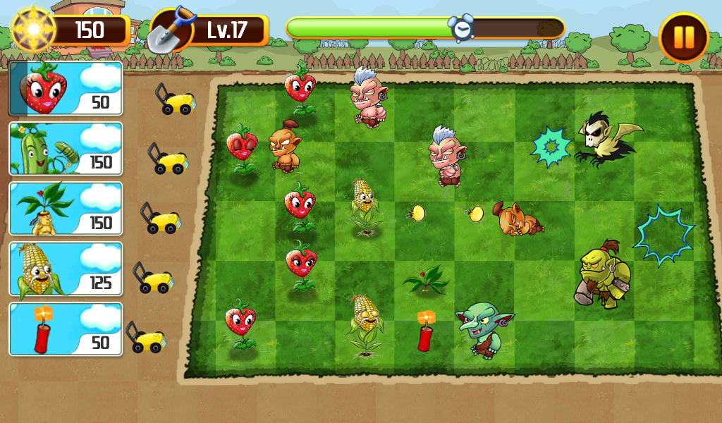Plants vs Goblins 4 - Gameplay image of android game