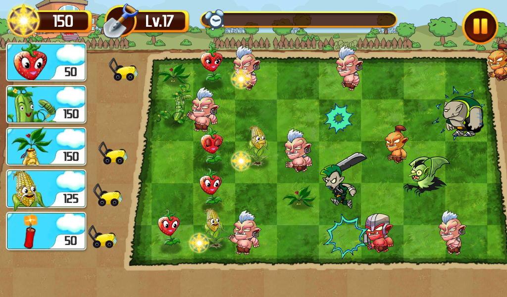 Plants vs Goblins 4 - Gameplay image of android game