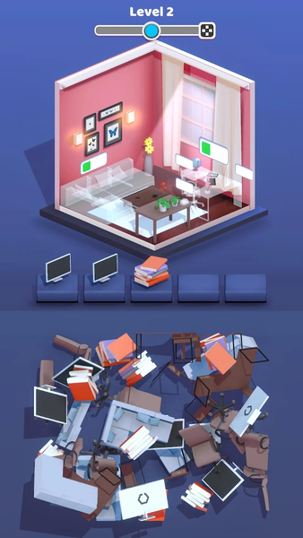 Room Match 3D - عکس بازی موبایلی اندروید