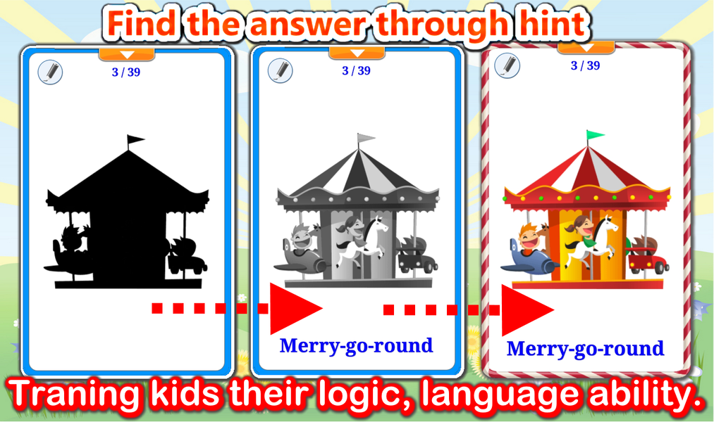 Amusement Park Cards - Image screenshot of android app