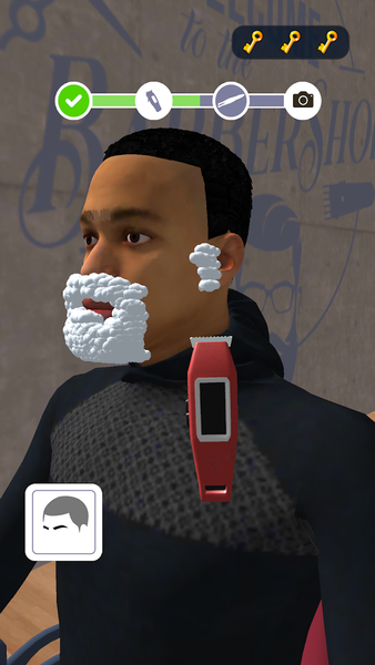 Barber Shop ۳D Haircut Game - عکس بازی موبایلی اندروید