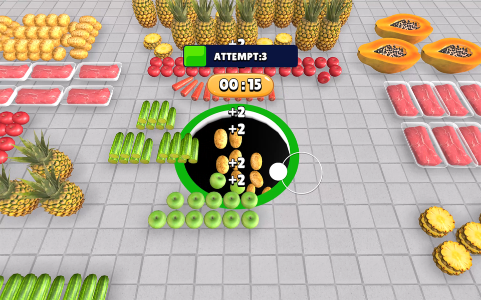 Hole and Fill: Collect Master! - Gameplay image of android game