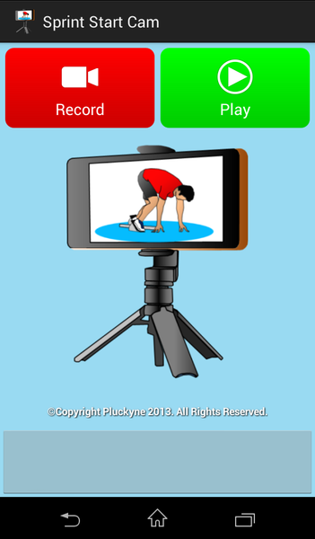 Sprint Start Cam - Image screenshot of android app
