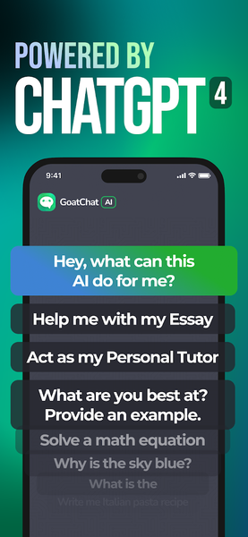 GoatChat - AI Chatbot - عکس برنامه موبایلی اندروید