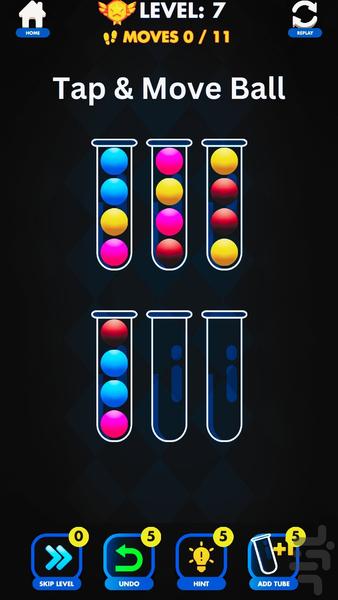 Sort Ball - Gameplay image of android game