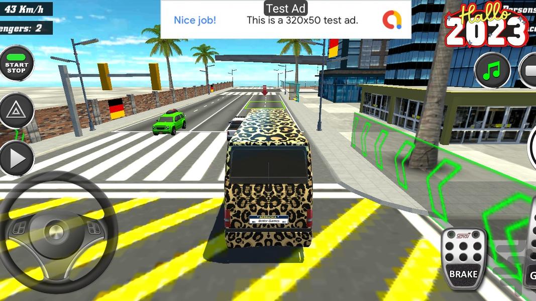 Taxi Bus Driving - عکس بازی موبایلی اندروید