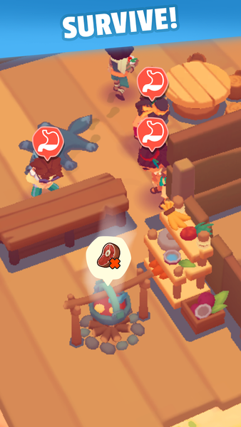 Pocket Tales: Survival Game - Gameplay image of android game