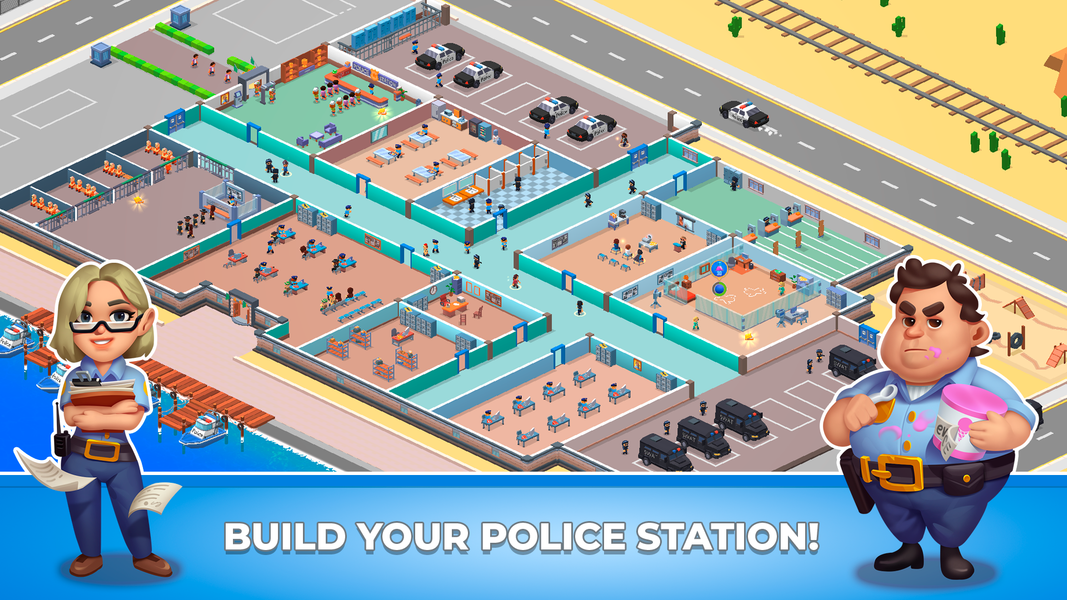 Police Department Tycoon - عکس بازی موبایلی اندروید