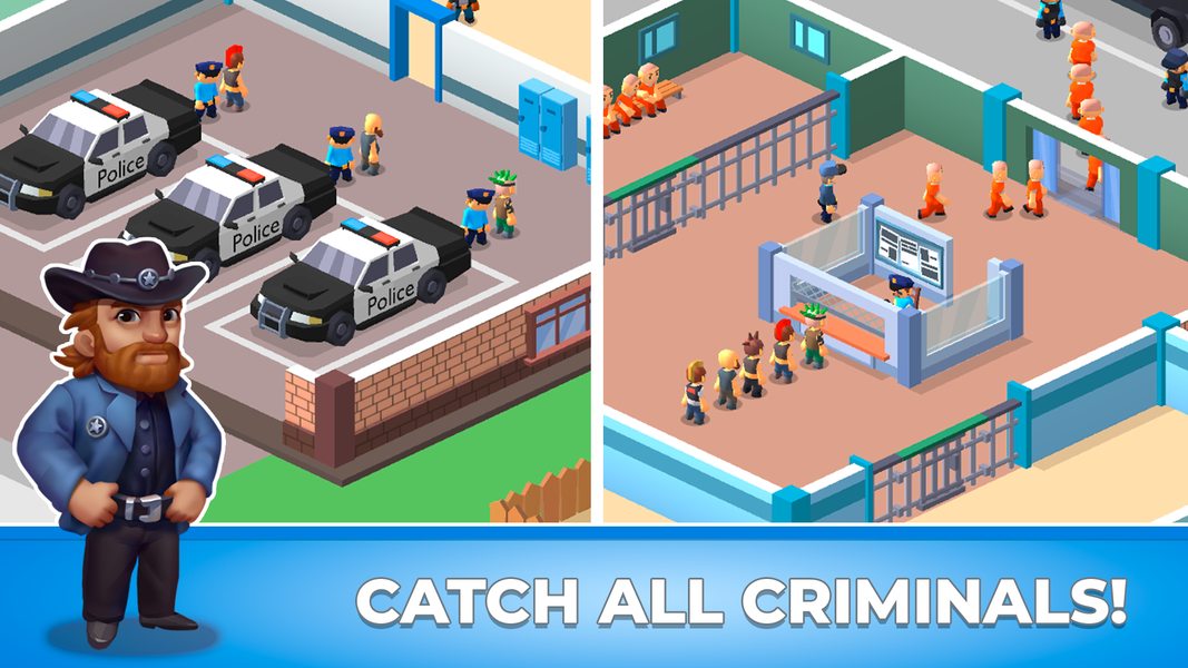 Police Department Tycoon - Gameplay image of android game