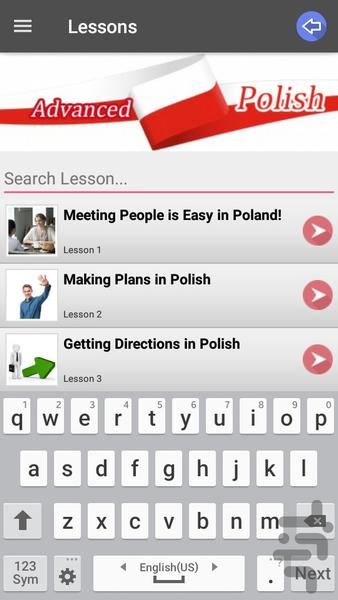 Polish Speaking Advanced - Image screenshot of android app