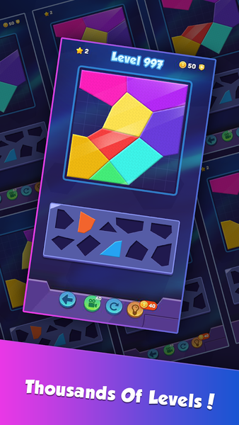 Polygon Puzzle - Gameplay image of android game